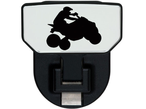 HD Hitch with ATV rider silhouette