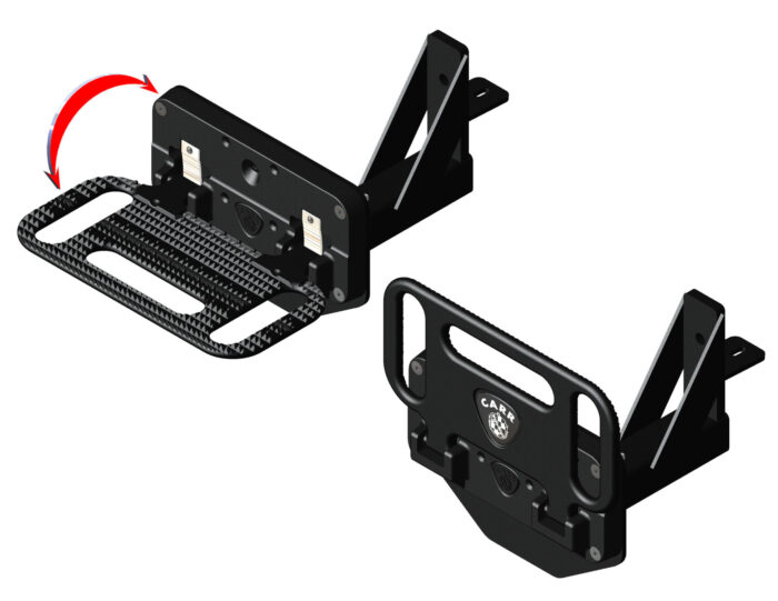 HD Mega Van Ladder Rack Step - XP3 Black, Not Illuminated