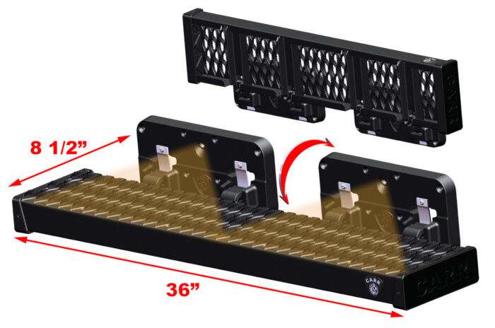 MAXgrip 36 Flip Step - XP3 Black, With light
