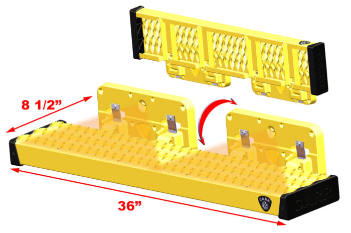 MAXgrip 36 Flip Step - XP7 Safety Yellow, With light