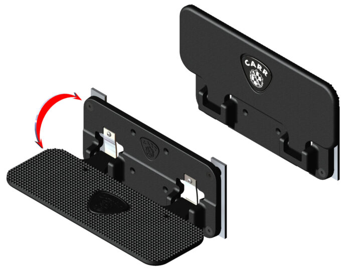 Mega Step - Black, Flat Mount