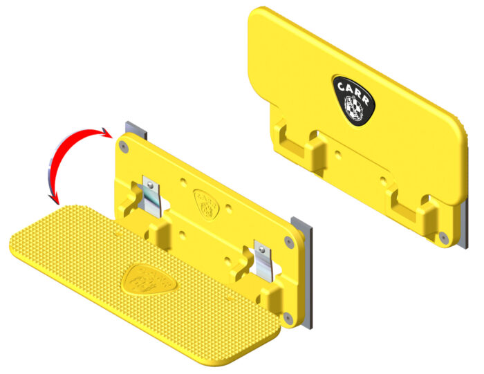 Mega Step - Safety Yellow, Flat Mount